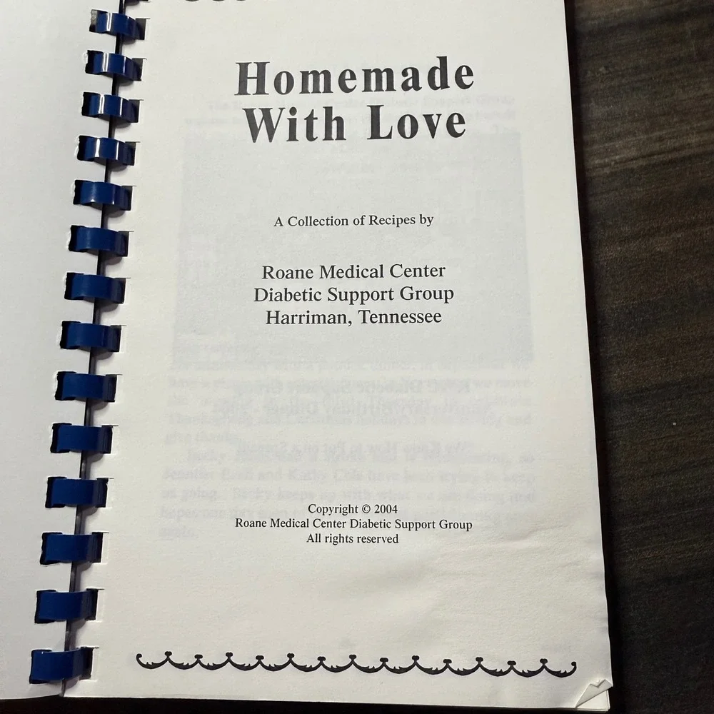 Homemade With Love Roane Medical Center Diabetic Support‎ Group Cookbook Recipes